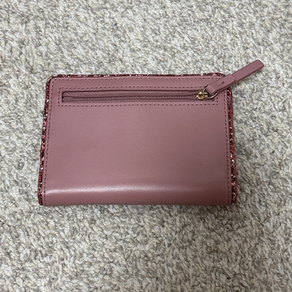 Kate Spade Tellie Bifold Wallet Seton Drive in Dusty Peony - Picture 4 of 8